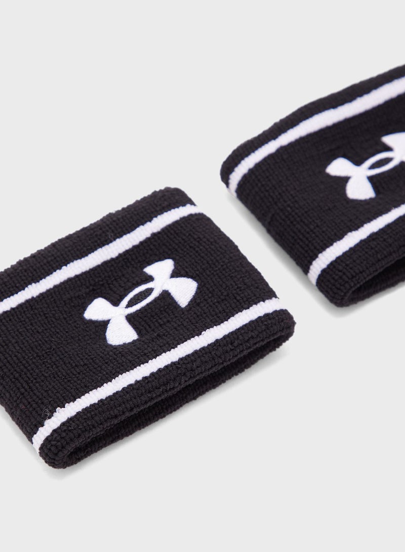 اندر ارمر طقم أربطة رأس مخططة بيرفورمانس من قماش تيري مكون من قطعتين - Image 3