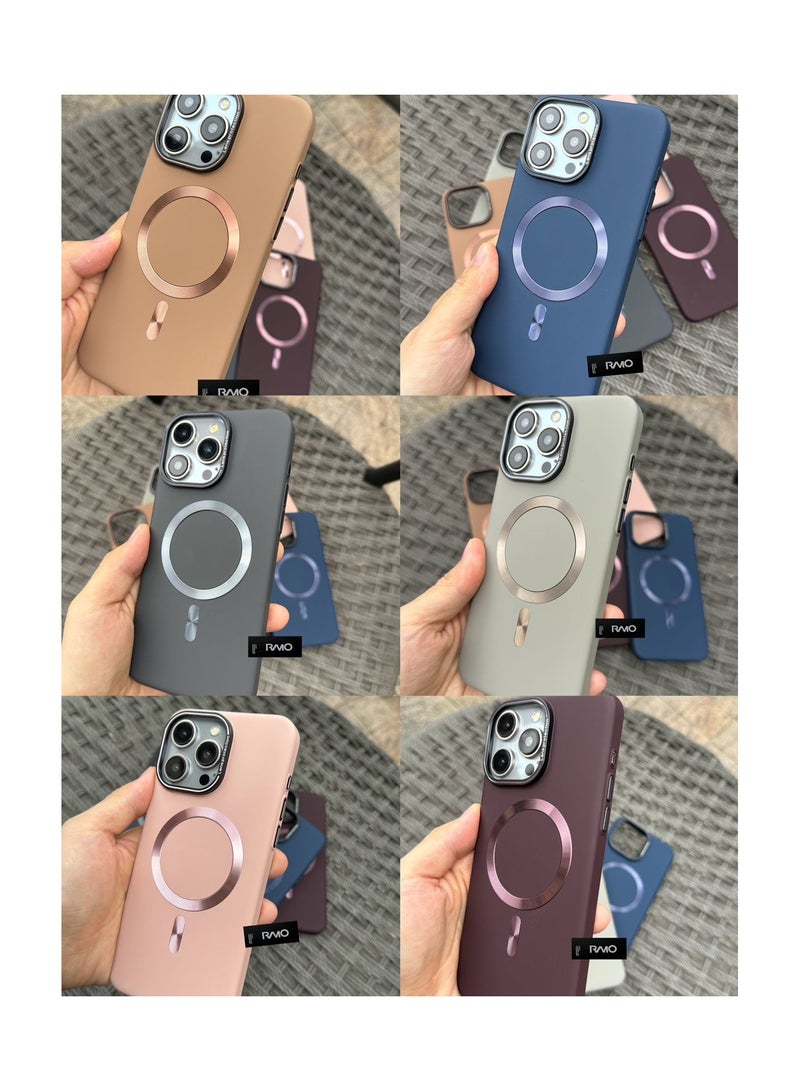iphone 16pro MagSafe Matte Case, Anti-Fingerprint Matte Finish, Drop Protection, Scratch Protection, Shock Absorption in black  - Image 3