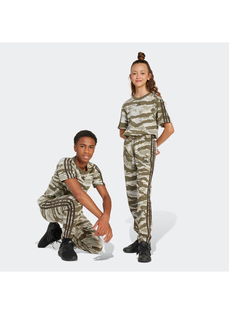 Adidas - Youth Seasonal Essentials Camo Joggers - Image 1