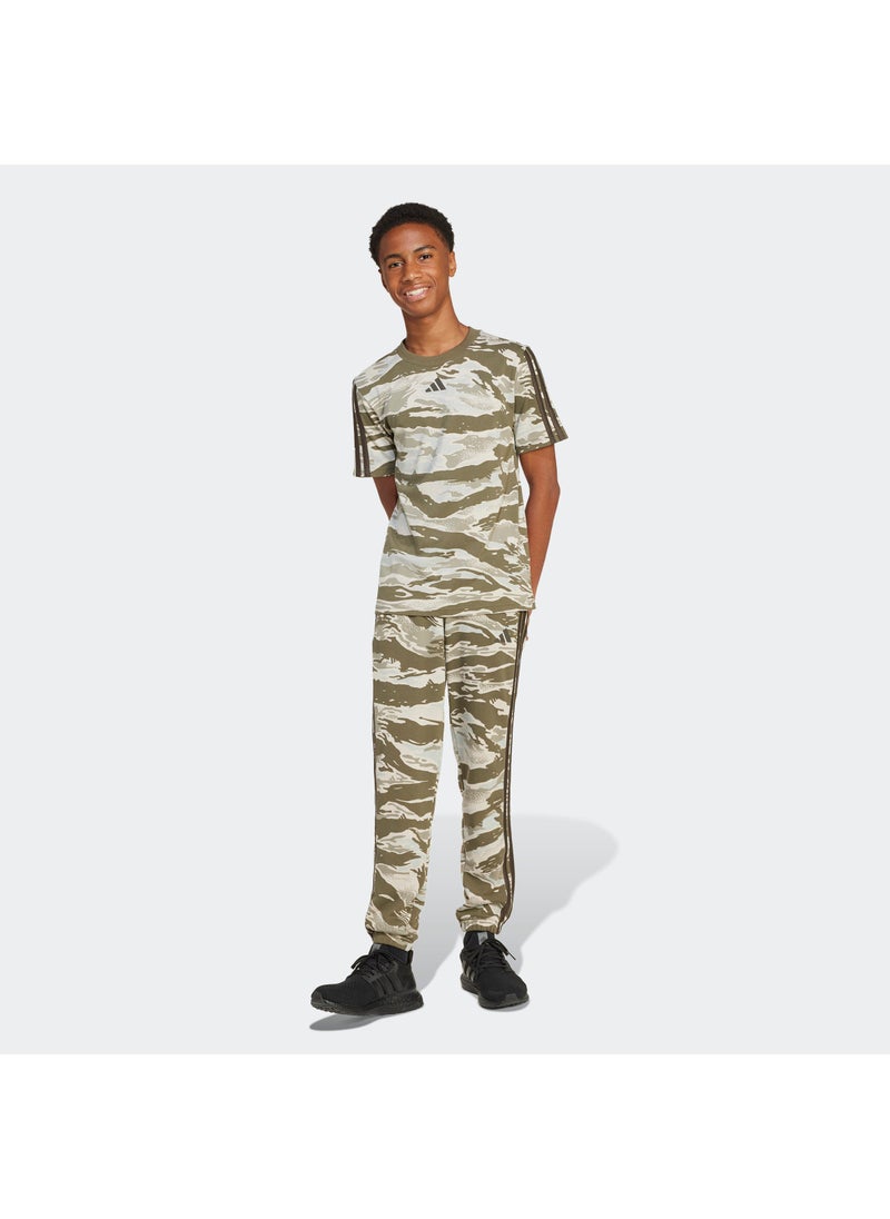 Adidas - Youth Seasonal Essentials Camo Joggers - Image 1