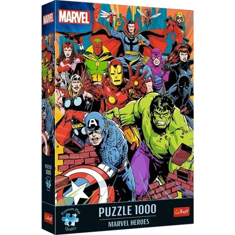 Trefl - Premium Plus Marvel Heroes Puzzle ( 1000 Pcs ) - 10881 - Image 1