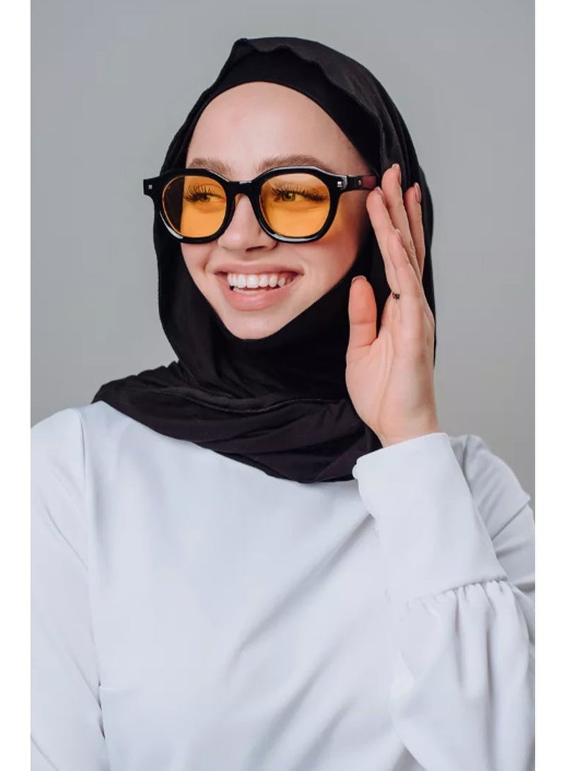 Women Inner Hijab Solid Color Balaclava Headscarf With Adjustable Back Tie For Abaya Elastic Breathable Versatile Headband Turban Full Neck Hijabs - Image 1