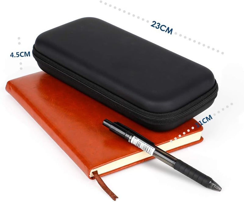 Simpeak Accessories Case Compatible with Switch Lite Travel Carrying Case Hard Shell Storage Bag for Console and Accessories with Tempered Glass and Silicone Protective Case for Boys Girls Black - Image 5