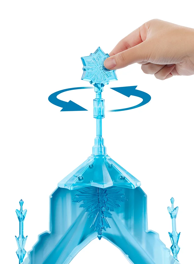 Disney Frozen Elsa Ice Castle Playset With Olaf Figure, 5 Play Areas & 21 Accessories, 2.5+ Ft Tall Elsa’S Frozen Ice Palace, Inspired By Movies