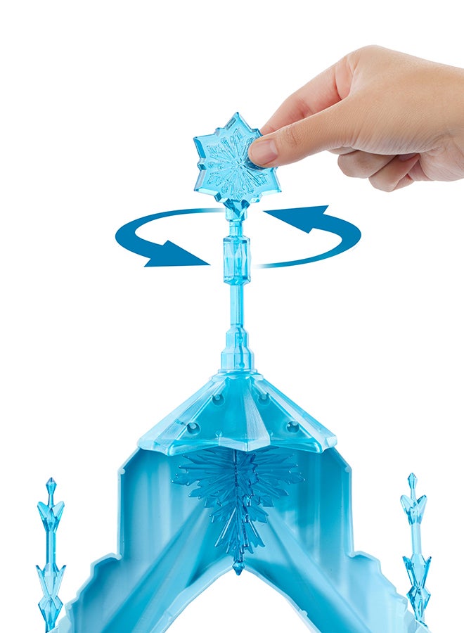 Disney FROZEN Frozen Elsa Ice Castle Playset With Olaf Figure, 5 Play Areas & 21 Accessories, 2.5+ Ft Tall Elsa’S Frozen Ice Palace, Inspired By Movies - Image 4