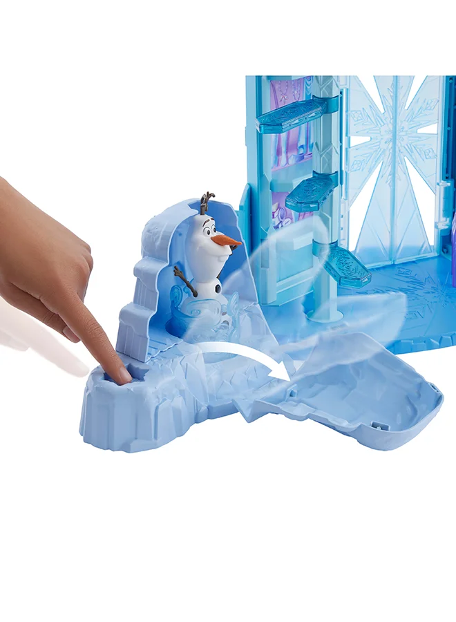 Disney Frozen Elsa Ice Castle Playset With Olaf Figure, 5 Play Areas & 21 Accessories, 2.5+ Ft Tall Elsa’S Frozen Ice Palace, Inspired By Movies