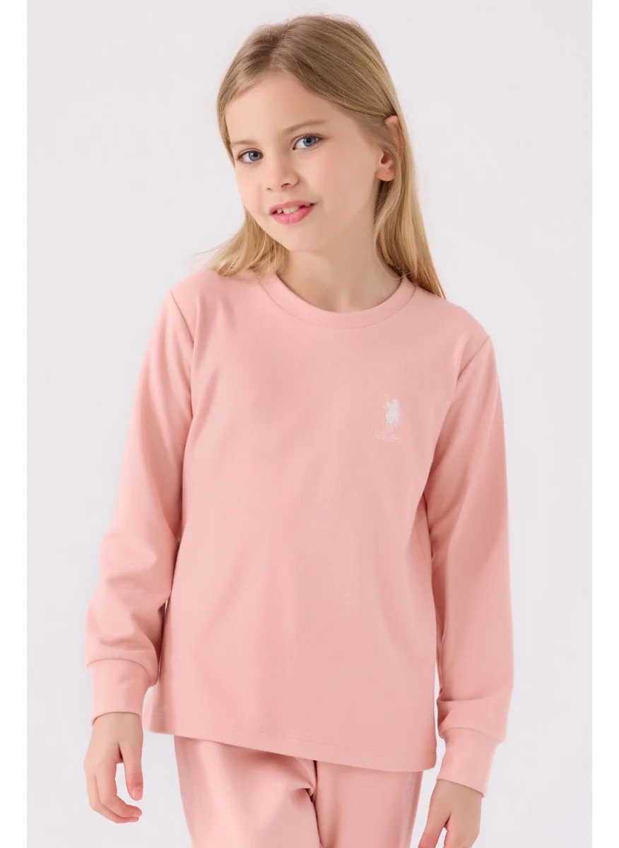 يو اس بولو اسن Girls Pink Pajama Set