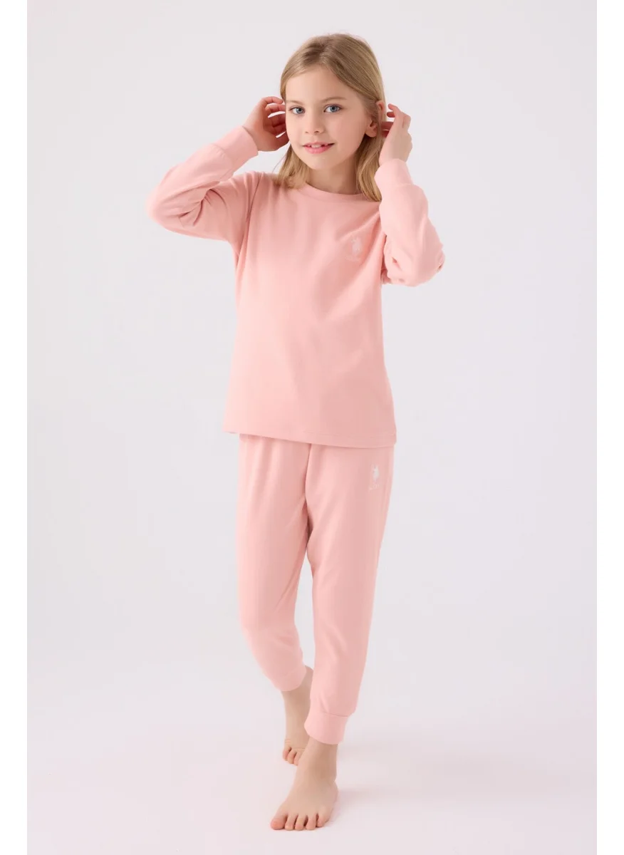 يو اس بولو اسن Girls Pink Pajama Set