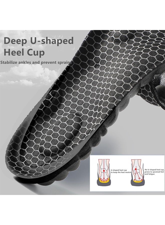 نعل داخلي من إسفنج الذاكرة مع دعم للقوس للنساء والرجال، لتخفيف آلام التعب والإجهاد أثناء العمل اليومي، نعل داخلي مريح للجري، وسائد نعل سحابية، حشو بديل للوسادة - Image 4