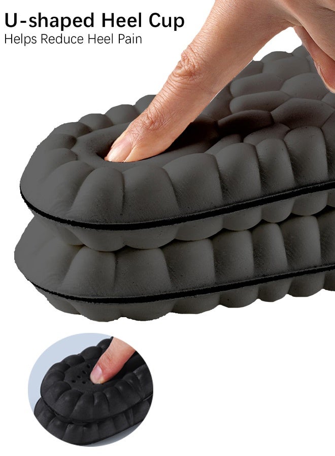 نعل داخلي من إسفنج الذاكرة مع دعم للقوس للنساء والرجال، لتخفيف آلام التعب والإجهاد أثناء العمل اليومي، نعل داخلي مريح للجري، وسائد نعل سحابية، حشو بديل للوسادة - Image 5