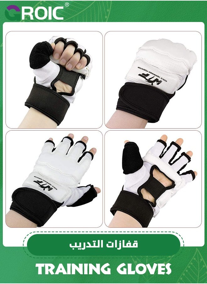 GROIC Punch Bag Training Gloves, MMA Grappling Gloves Taekwondo Karate Gloves Boxing Gloves MMA Gloves for Sparring Martial Arts Boxing Training  - Image 5