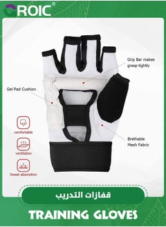 GROIC Punch Bag Training Gloves, MMA Grappling Gloves Taekwondo Karate Gloves Boxing Gloves MMA Gloves for Sparring Martial Arts Boxing Training  - Image 2