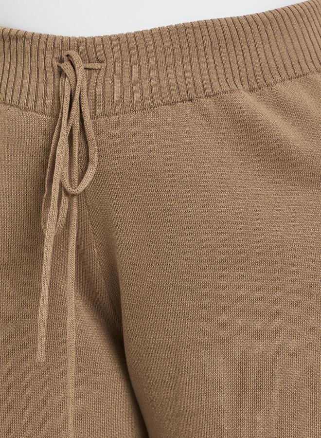 ستايلي بنطال محبوك بمقاس كبير وأرجل واسعة - Image 3