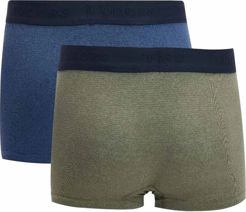 تودورس Men's 2-Pack Cotton Lycra Flexible Fabric Boxer