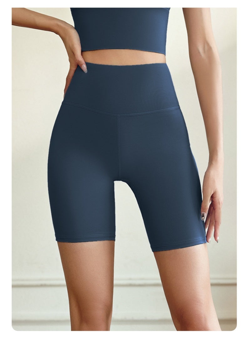 Women Sports Short Yoga Legging Shorts Squat Proof High Waist Fitness Tight Shorts Quick Drying Cycling Workout Gym Shorts - Image 2