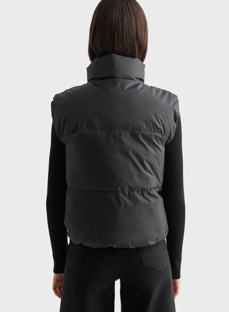MANGO Kids Reversible Quilted Gilet