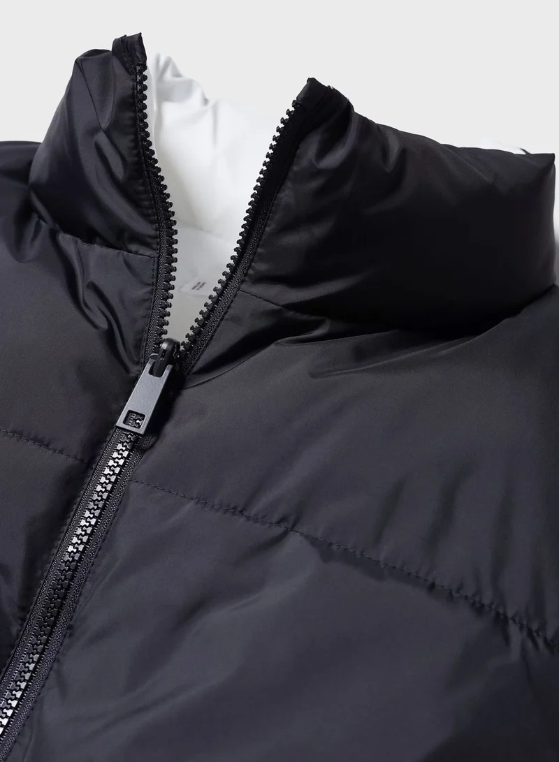 MANGO Kids Reversible Quilted Gilet