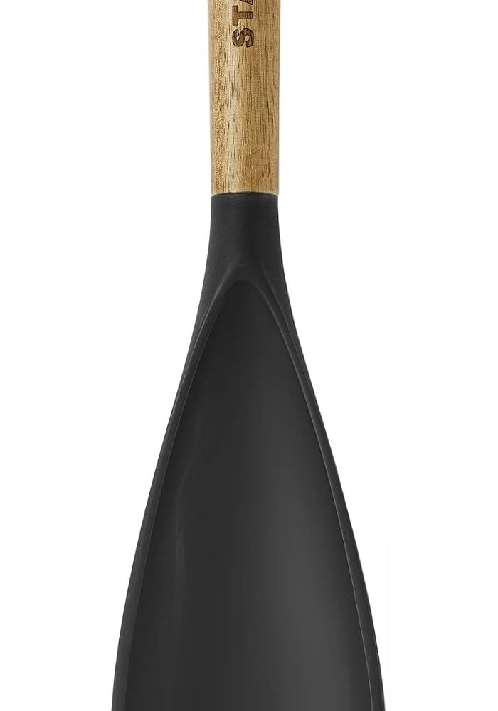 STAUB Twin Cooking Spoon, Silicone, Matte Black - Image 4