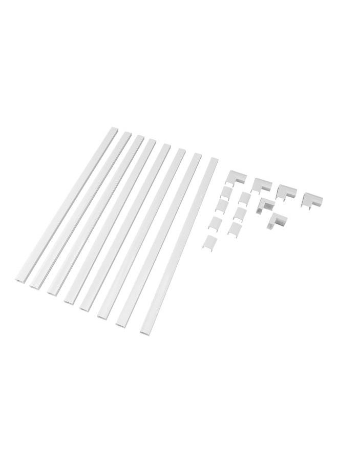 Thoraya Cord Hider Stylish Cord Cover Raceway Kit Cable Concealer for TV Office 15.75x0.59x0.35in  - Image 3