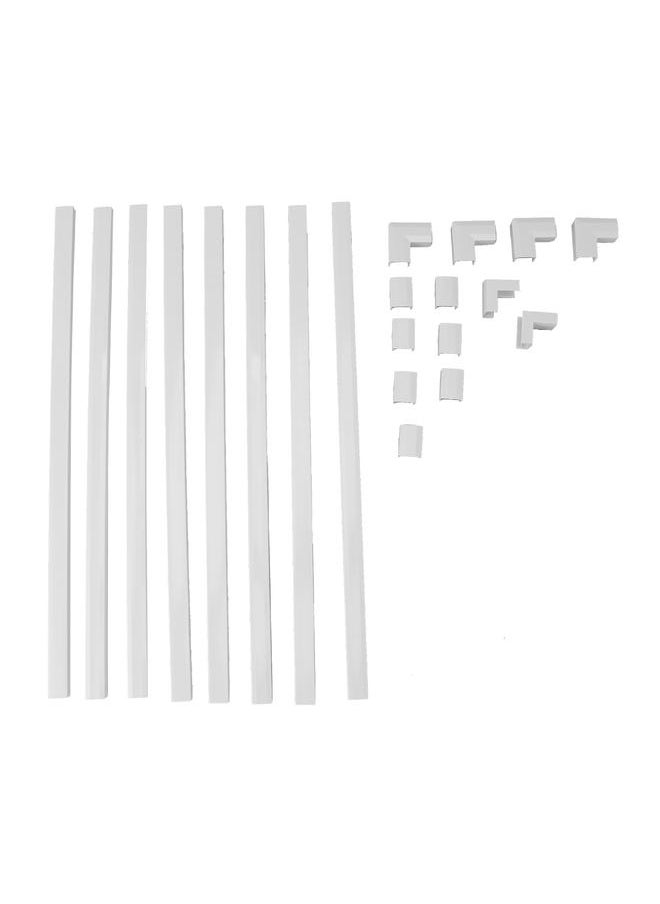 Thoraya Cord Hider Stylish Cord Cover Raceway Kit Cable Concealer for TV Office 15.75x0.59x0.35in  - Image 5