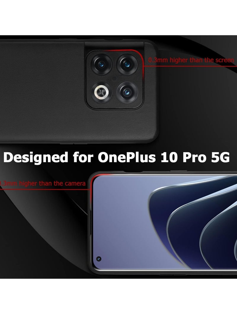 ELTRAZONE OnePlus 10 Pro 5G Case with Screen Protector - Ultra Slim Soft Silicone Liquid Case, Shockproof Full Body Protection Cover (6.7 Inch) - Image 2