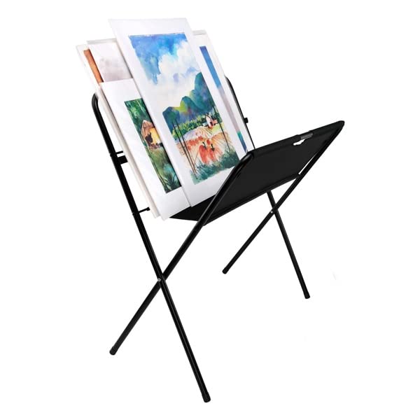 Creative Mark Folding Canvas Jumbo Print Rack  Artist Gallery Portable Display Rack for Posters Artwork Prints Canvas Panels Galleries Studios  Storage