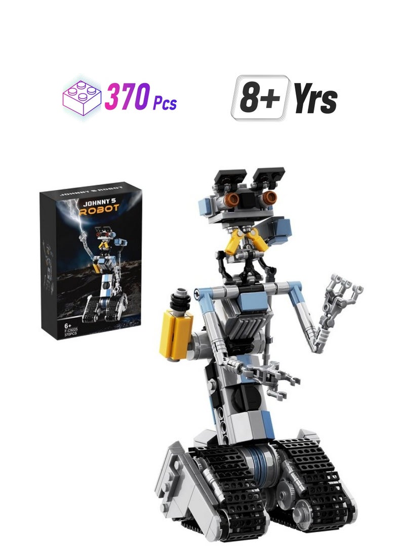 Vonado 370 Pieces Johnny 5 Robot Building Set, Short Open Circuit Johnny Five Robot Model Toys, Compatible For Lego, Educational Gift Set For Ages 8-14 Boys  - Image 1