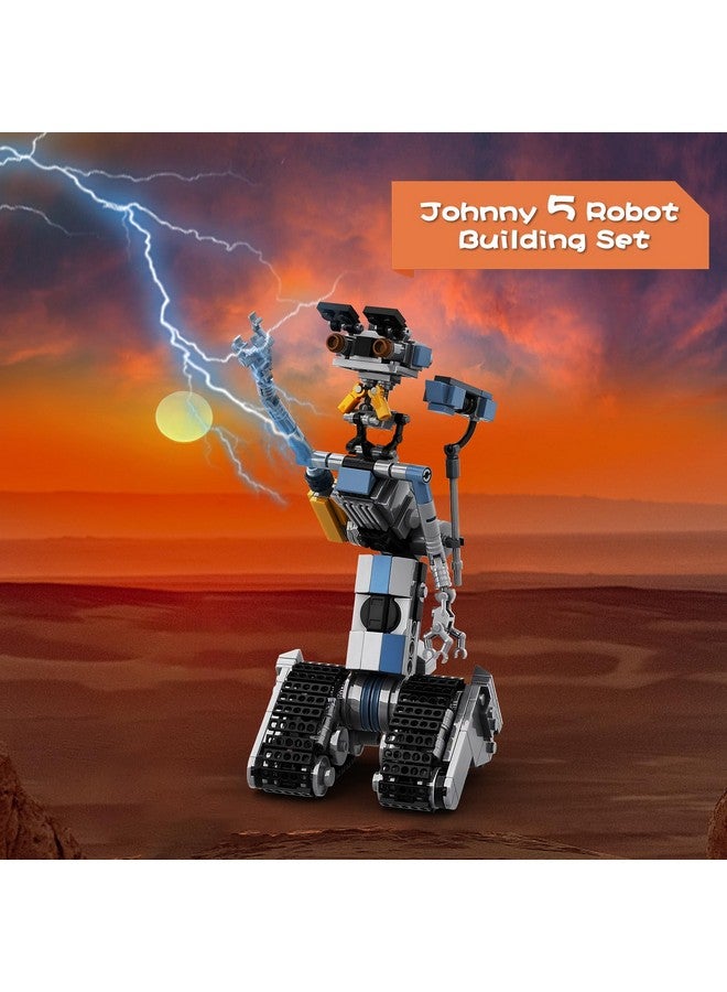 Vonado 370 Pieces Johnny 5 Robot Building Set, Short Open Circuit Johnny Five Robot Model Toys, Compatible For Lego, Educational Gift Set For Ages 8-14 Boys  - Image 5