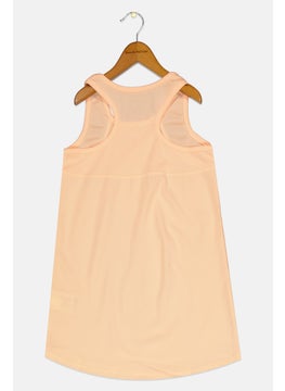 Reebok Kids Girl Brand Logo Sleeveless Tank Top, Peach  - Image 2