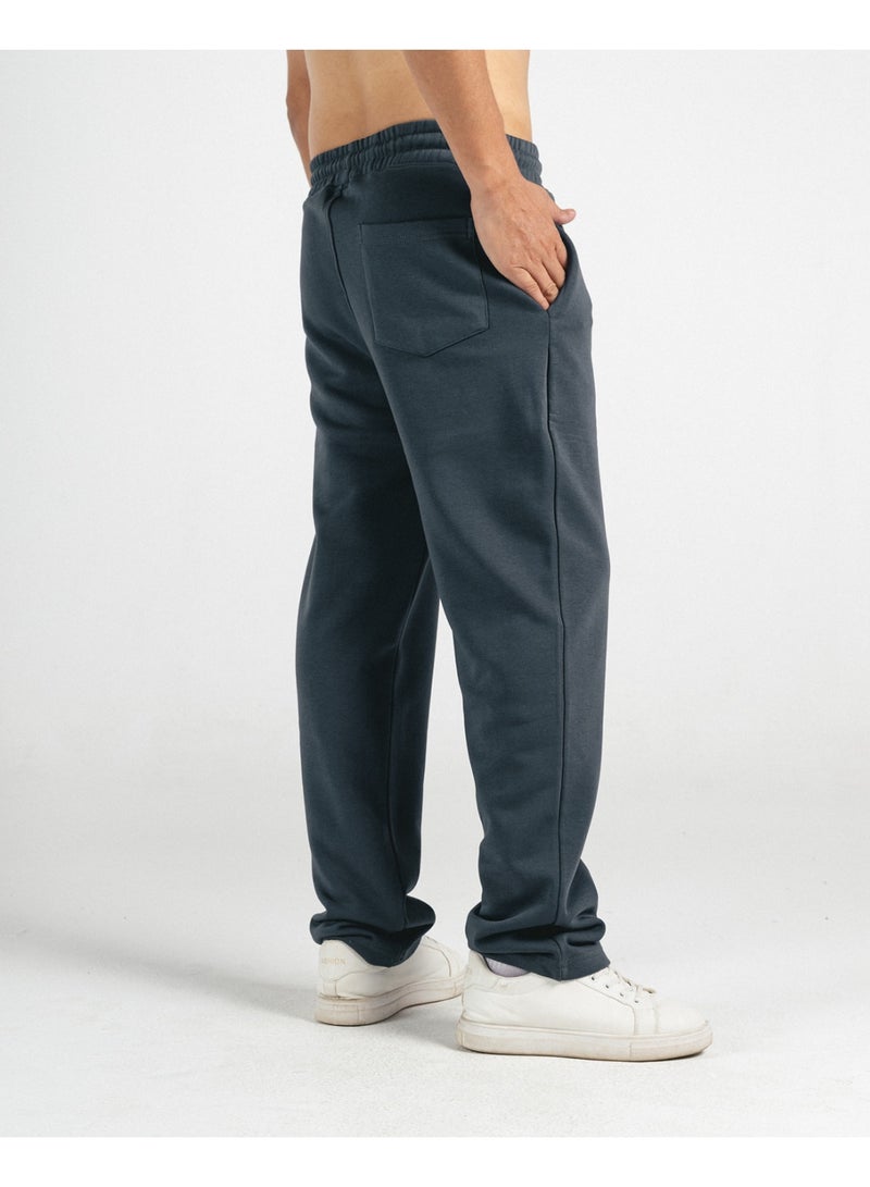 Feathers Men’s straight leg cotton sweatpants with a back pocket - Image 2