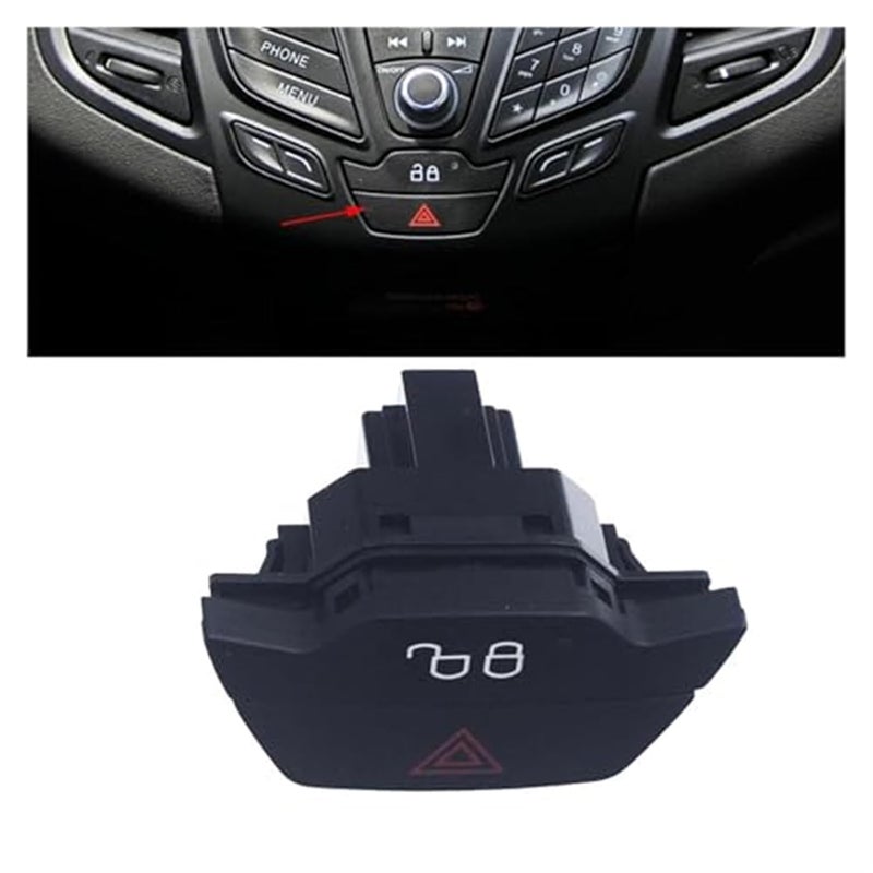 Wivplex Car Hazard Warning Light Switch for Ford Models - Image 2