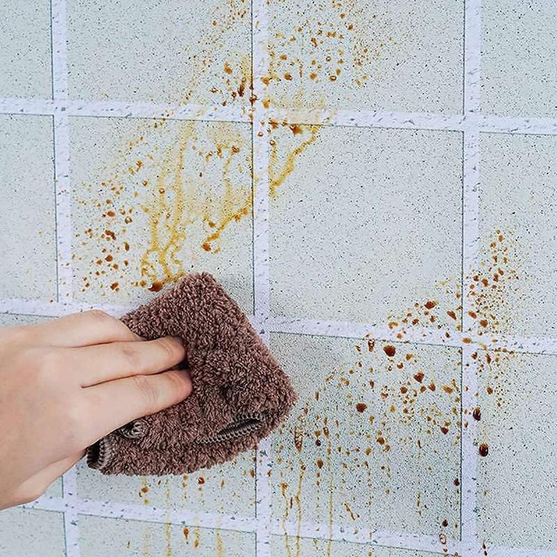 Transparent Solid Wood Sticker Film Desktop Protective Film Self-Adhesive Glass Film Tea Table Baking Anti-Oil & High-Temperature Resistance Tile Sticker, (19 X 100 Inch)