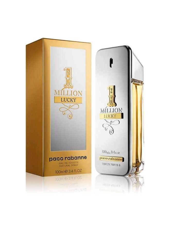 مليون عطر باكو رابان ون مليون لاكي او دو تواليت-100مل - Image 1