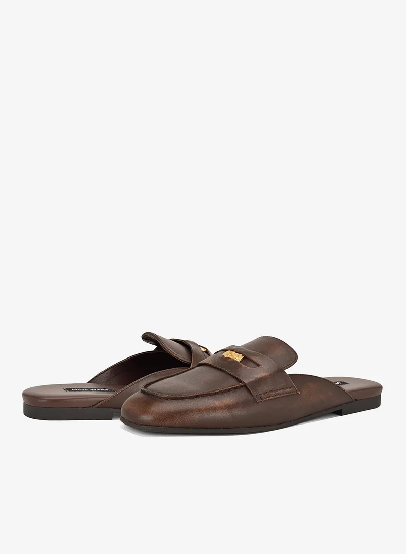 Nine West NATURAL MULTI Flat Mule Sandals for Women | Best Price UAE