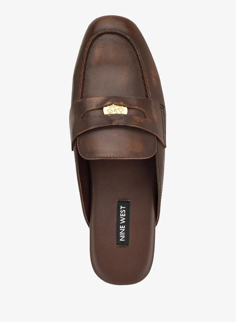 Nine West NATURAL MULTI Flat Mule Sandals for Women | Best Price UAE
