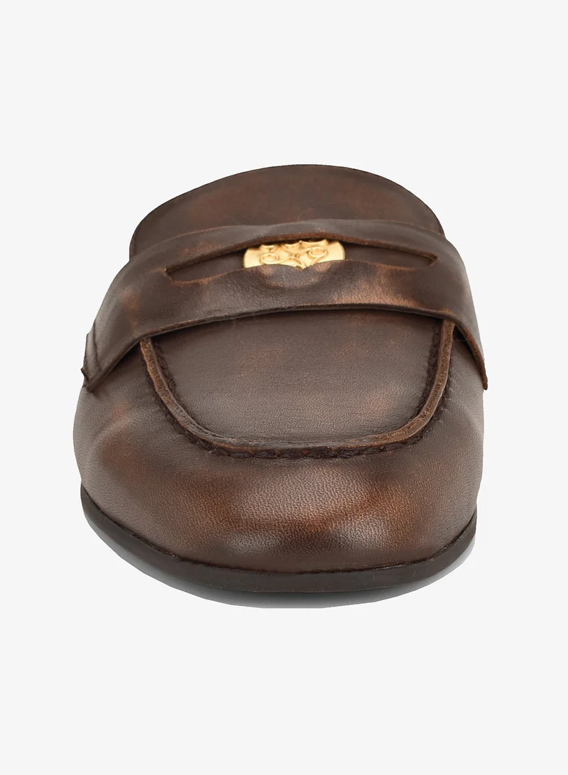 Nine West NATURAL MULTI Flat Mule Sandals for Women | Best Price UAE