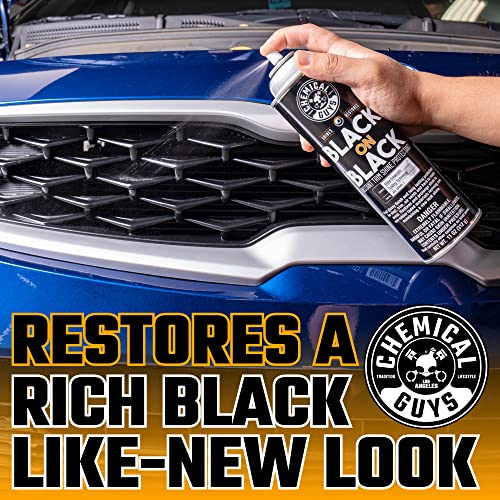 Chemical Guys AIR_SPRAY_1 Black On Black Instant Trim Shine Exterior Spray Dressing & Protectant, (Safe for Cars, Trucks, SUVs, RVs, & More) 11 fl oz - Image 2