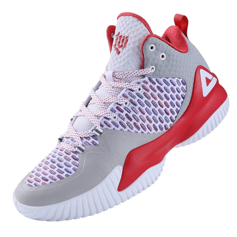 PEAK High Top Mens Basketball Shoes Streetball Master Breathable Outdoor Sneakers Cushioning Shoes for Fitness - Image 1