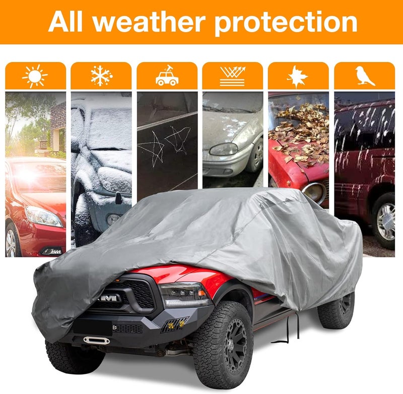 XCAR Ultra Light Waterproof Truck Car Cover for All Weather Protection - Image 3