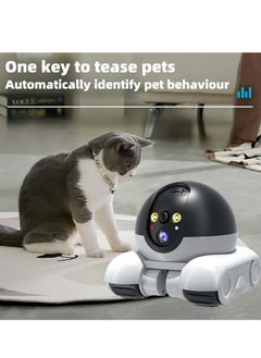 Generic 2K camera robot Wireless robot camera with dual HD 360° rotating lenses Remote app control Indoor smart home security Night vision Pet watching Baby companion Elderly Two-way audio  - Image 4