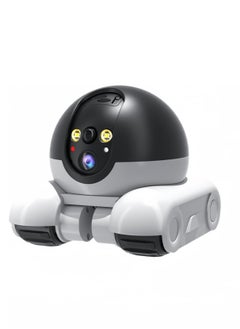 Generic 2K camera robot Wireless robot camera with dual HD 360° rotating lenses Remote app control Indoor smart home security Night vision Pet watching Baby companion Elderly Two-way audio  - Image 1