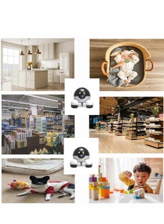 Generic 2K camera robot Wireless robot camera with dual HD 360° rotating lenses Remote app control Indoor smart home security Night vision Pet watching Baby companion Elderly Two-way audio  - Image 5