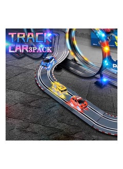 Y&D Track Cars Replacement Only,Light Up Toy with 5 Flashing LED Lights Racing Car Accessories Compatible Magic Tracks and Most for Boys Girls (3 Pack)  - Image 3
