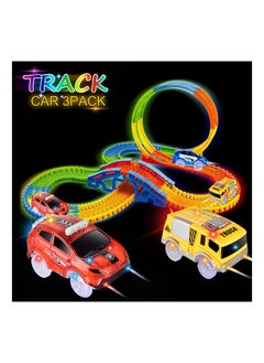 Y&D Track Cars Replacement Only,Light Up Toy with 5 Flashing LED Lights Racing Car Accessories Compatible Magic Tracks and Most for Boys Girls (3 Pack)  - Image 4