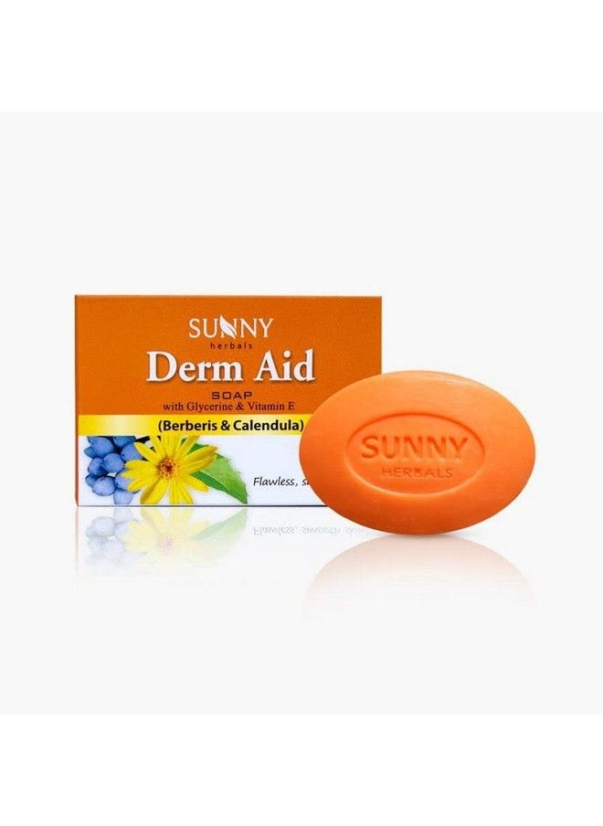 Sunny Akne Aid Soap(75Gm*2) & Derm Aid Soap(75Gm*2) ; Reduces Inflammation & Removes Excess Oil To Prevent Acne ; For Rashes And Infection Free Skin ; Counters Dry Skin Keeps It Healthy & Radiant  - Image 4