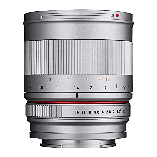 Rokinon RK50M-MFT-SIL 50mm F1.2 AS UMC High Speed Lens for Olympus & Panasonic (Silver) - Image 3