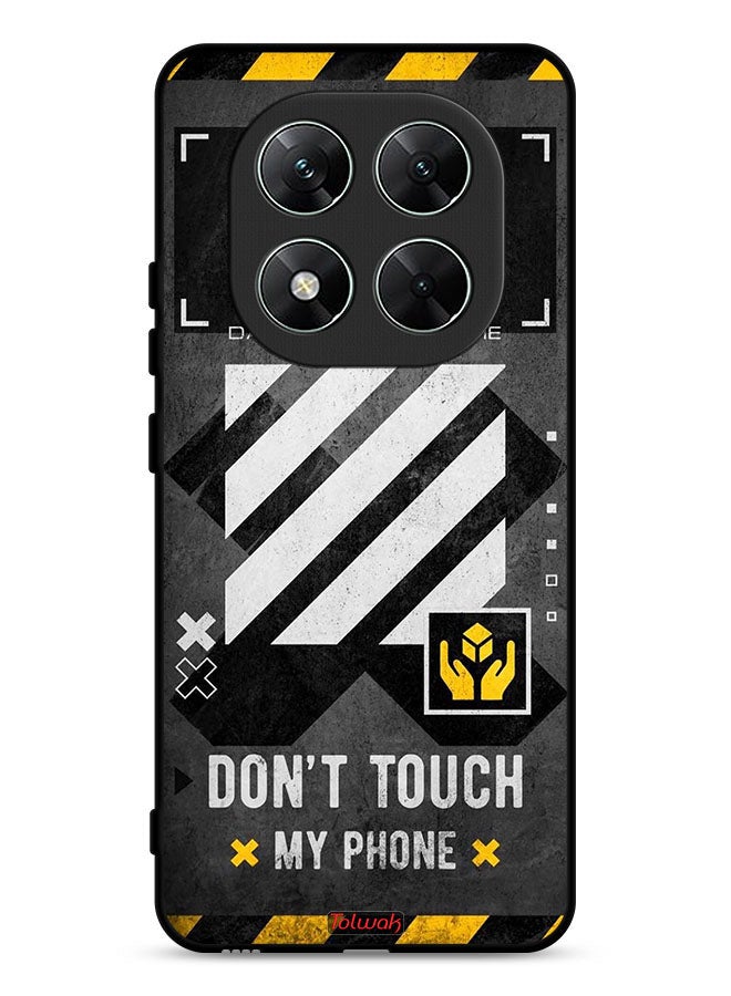 Tolwak غطاء حماية لهاتف Xiaomi Redmi Note 14 Pro 5G لا تلمس هاتفي - Image 1