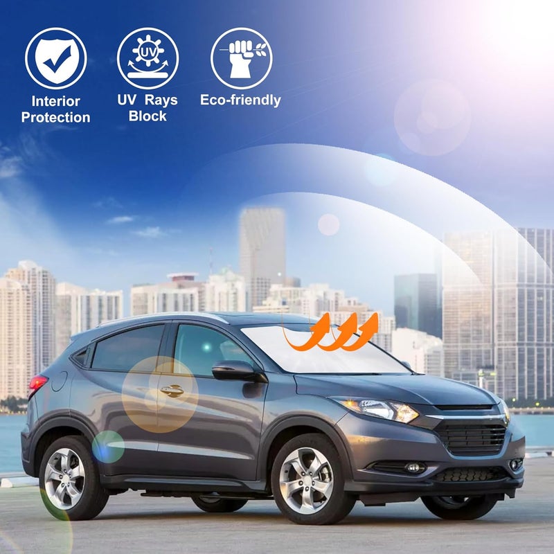 LHFLIVE Windshield Sun Shade for Honda HR-V 2016-2022 - Image 2