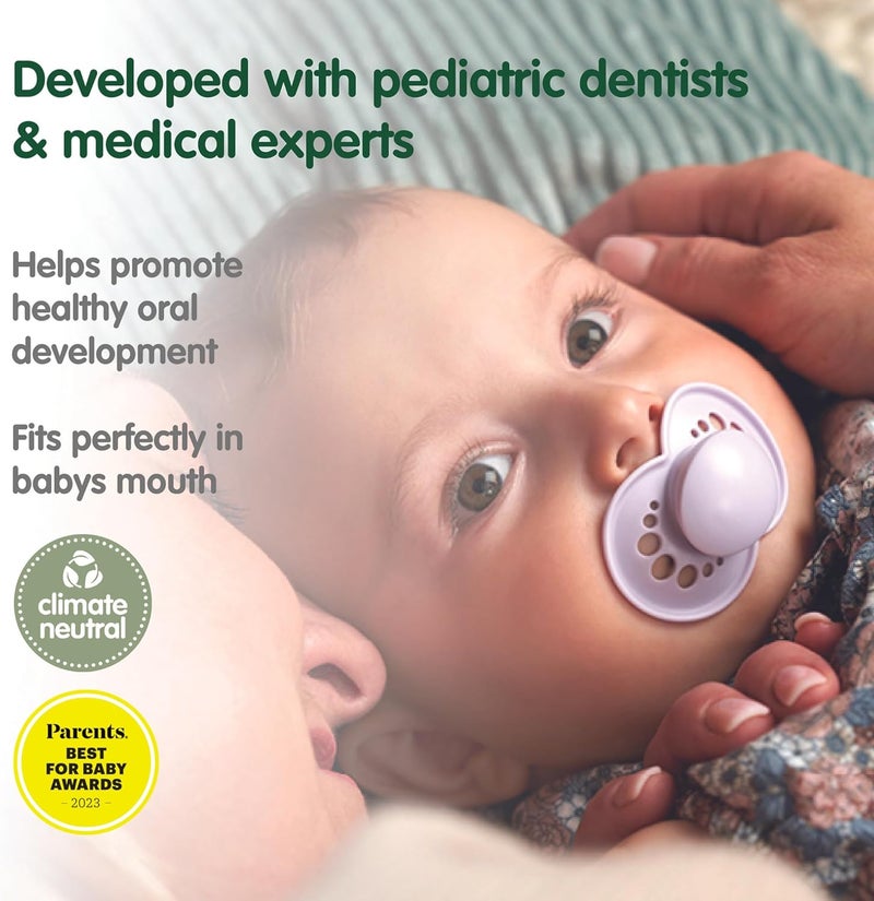 MAM ممص أصلي نقي من مAM، مصاصة مطاط طبيعي محايدة مناخياً، مواد خام مستدامة وقابلة للتجديد حيوياً، علبة تعقيم، ولد، 6-16 شهراً، عبوة من 2 - Image 5