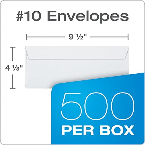 Columbian #10 Security Envelopes, 500/Box, No Window, 4-1/8 x 9-1/2 Inches, Release & Seal Self Seal, White (COLO151) - Image 5